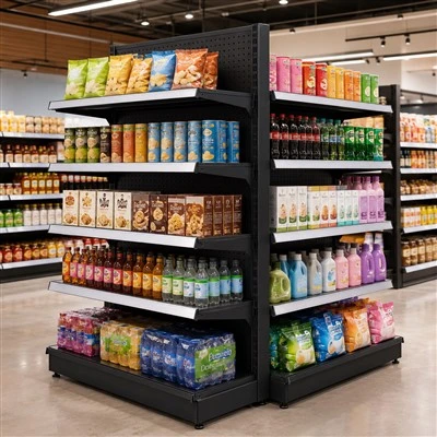 Metalni stalak za gondolu po mjeri za maloprodajne objekte i supermarkete